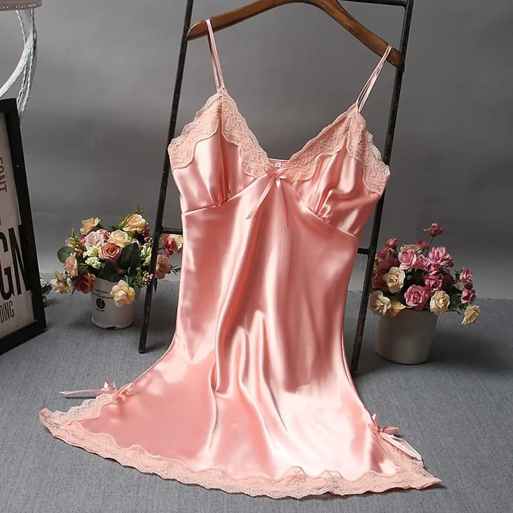 Sexy dentelle Patchwork Camisola Lingerie nuisette robe de mariée vêtements de nuit chemise de nuit vêtements femmes chemises de nuit vêtements de nuit sexy – Image 8