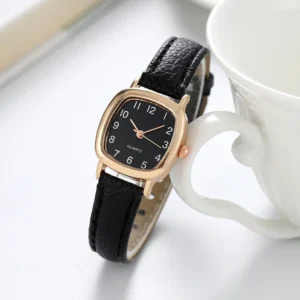 Montre pour femme mode petites montres à Quartz arabe montres-bracelets en cuir