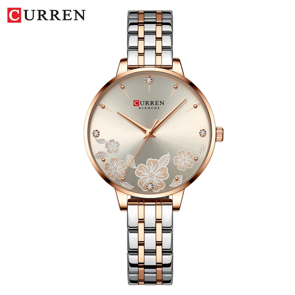 CURREN marque mode femmes montres en acier inoxydable Ultra mince Montre à Quartz Femme horloge romantique montres pour femmes Montre Femme – Image 9