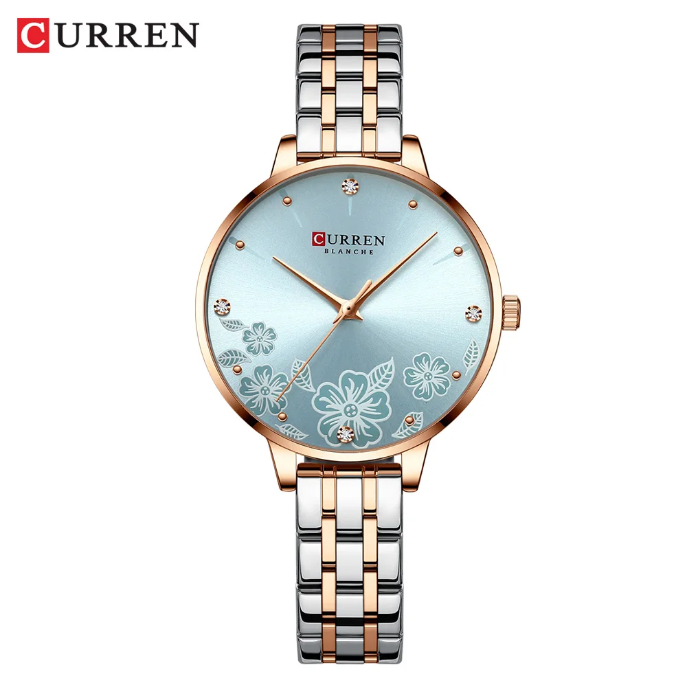 CURREN marque mode femmes montres en acier inoxydable Ultra mince Montre à Quartz Femme horloge romantique montres pour femmes Montre Femme – Image 11