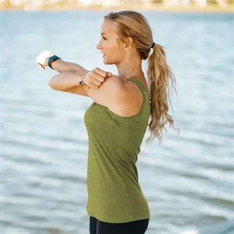 T-shirt en laine mérinos pour femme, haut de course, haut de randonnée, haut de sport précieux, 100% laine mérinos, sourire fin, 17.5 – Image 2
