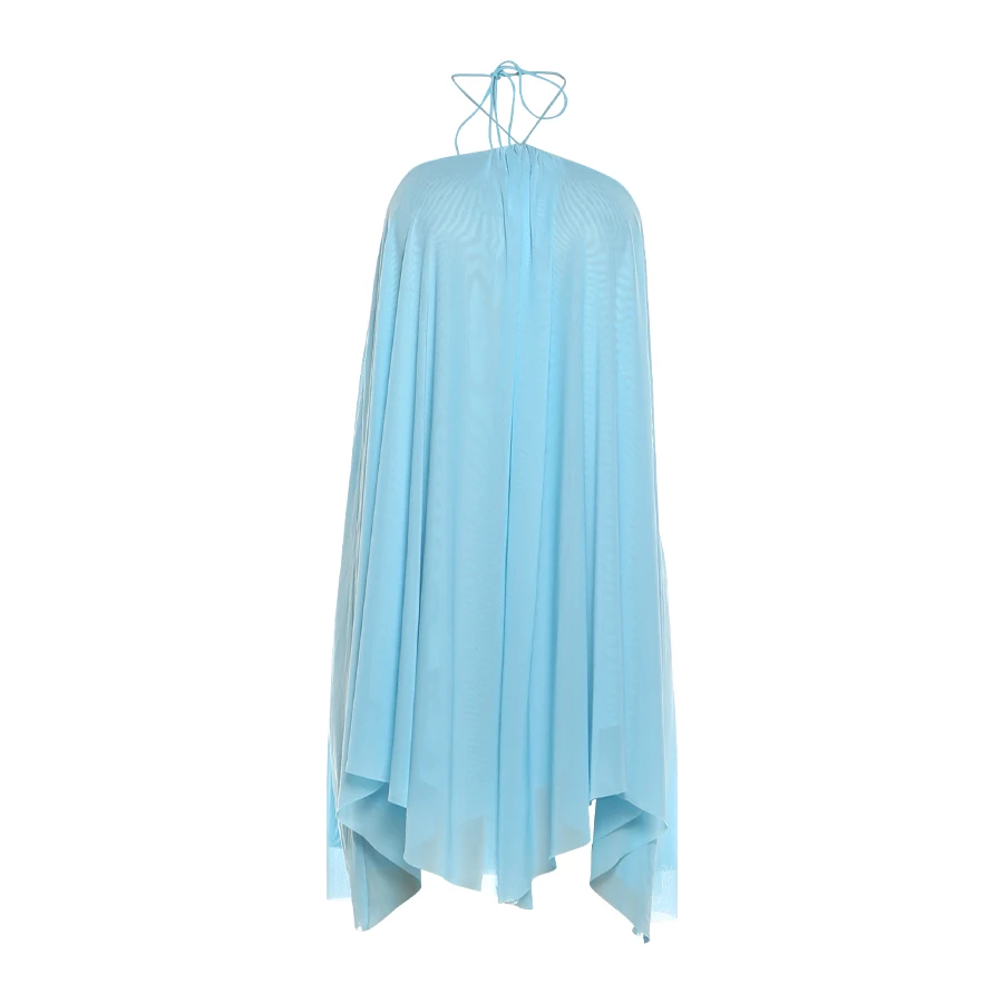 Robe ample à col licou pour femmes, Y2K, sans manches, dos nu, ourlet irrégulier, plage, vacances, Sexy, tendance, fête, moulante, été – Image 9